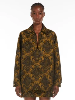 Wool jacquard shirt