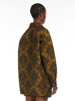 Wool jacquard shirt