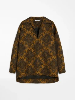 Wool jacquard shirt
