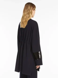Wool jumper with rhinestones