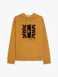 Wool knit sweatshirt
