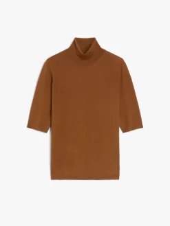 Wool knit turtleneck jumper