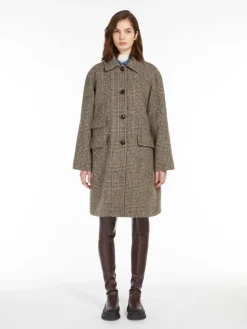 Wool midi coat