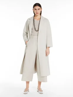Wool midi coat