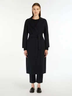 Wool midi coat
