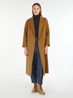 Wool midi coat