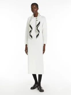 Wool midi dress