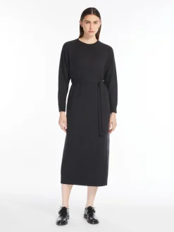 Wool midi dress