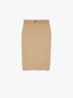 Wool pencil skirt