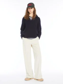Wool polo shirt
