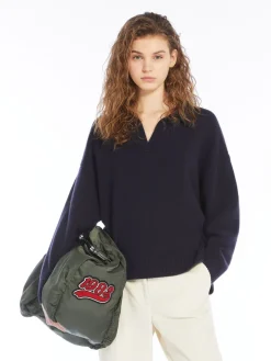 Wool polo shirt