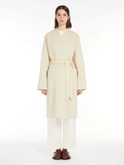 Wool robe coat