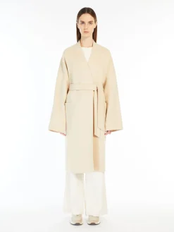 Wool robe coat