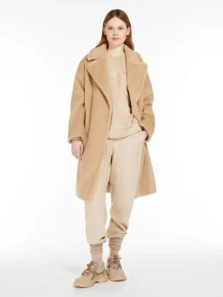 Wool robe coat