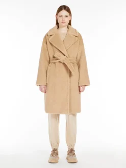 Wool robe coat