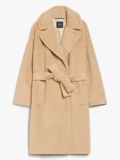 Wool robe coat