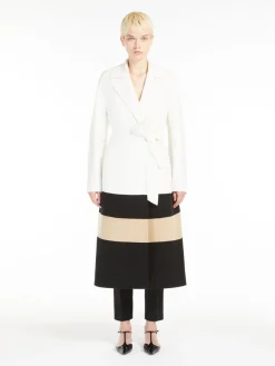 Wool robe coat
