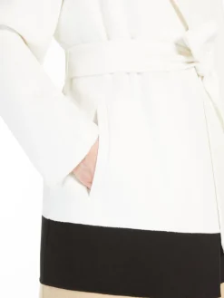 Wool robe coat