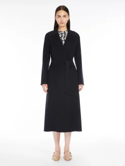 Wool robe coat