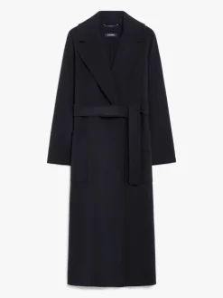 Wool robe coat