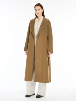 Wool robe coat