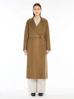 Wool robe coat