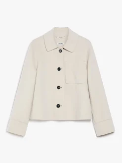 Wool shirt jacket