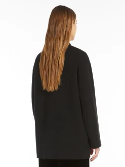 Wool shirt jacket