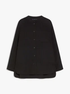 Wool shirt jacket
