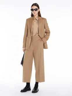 Wool single-breasted jacket