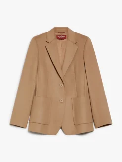 Wool single-breasted jacket