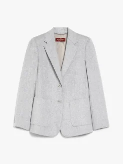 Wool single-breasted jacket
