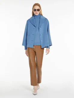 Wool single-breasted jacket