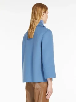 Wool single-breasted jacket