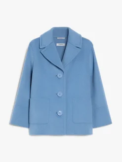 Wool single-breasted jacket
