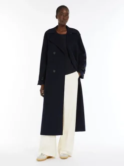 Wool trench coat
