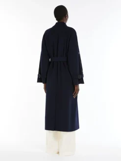 Wool trench coat