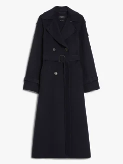 Wool trench coat