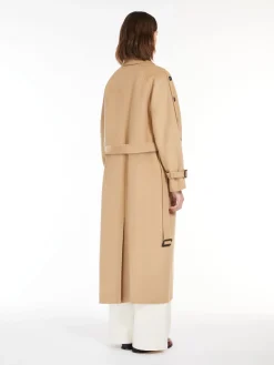 Wool trench coat