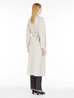 Wool trench coat