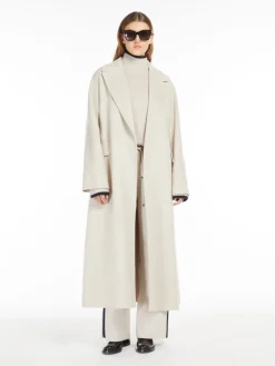 Wool wrap coat