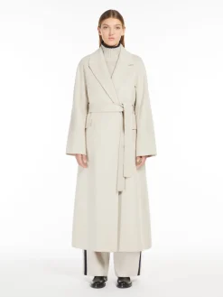 Wool wrap coat