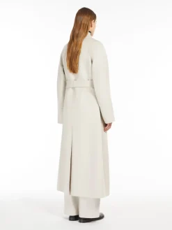 Wool wrap coat