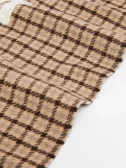 Wool-blend logo scarf