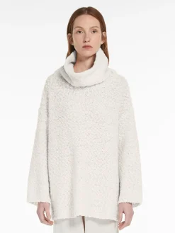 Wool-blend maxi jumper