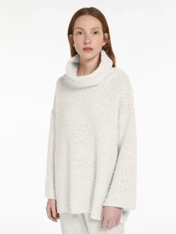 Wool-blend maxi jumper
