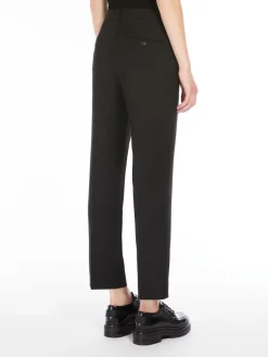 Woollen cloth cigarette trousers
