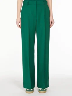 Woollen cloth palazzo trousers