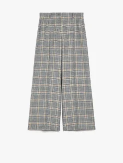 Woollen cloth palazzo trousers
